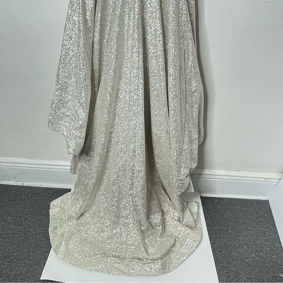 Abella by Allure Karina Size 10 Bridal Wedding Reception Formal Mermaid Gown - Picture 8 of 16
